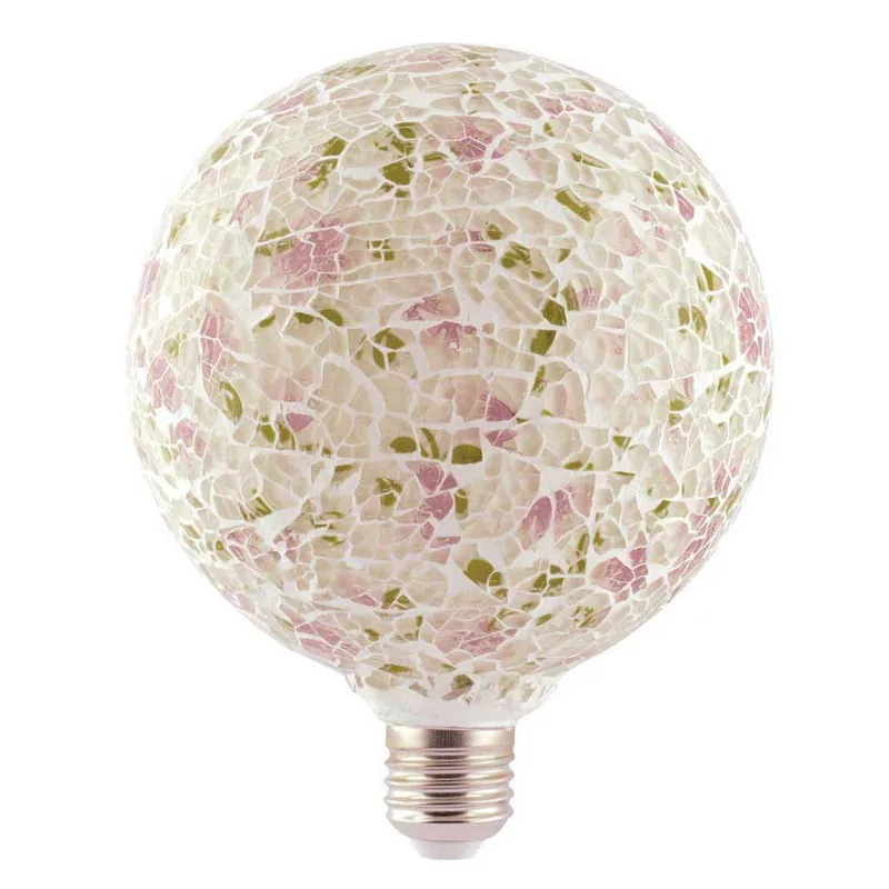 Bombilla LED decorativa Tiffany E27 4W (Rosa) Novedad