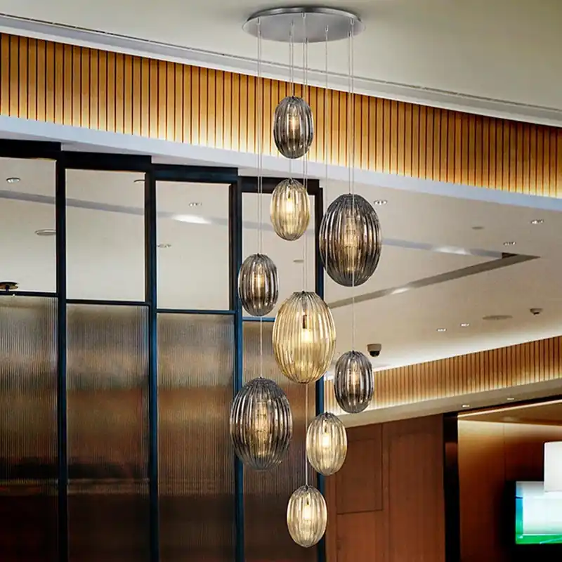 Barato Lámpara de techo LED Ovila Dimable (9x8W)