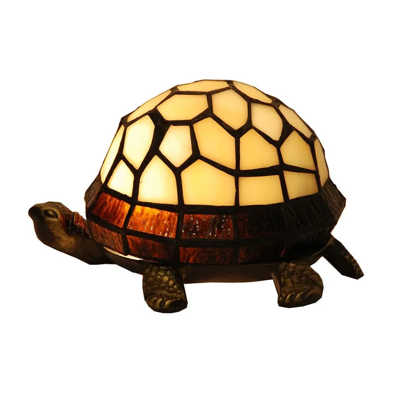 Lámpara de mesa Tiffany Tortuga Certificado