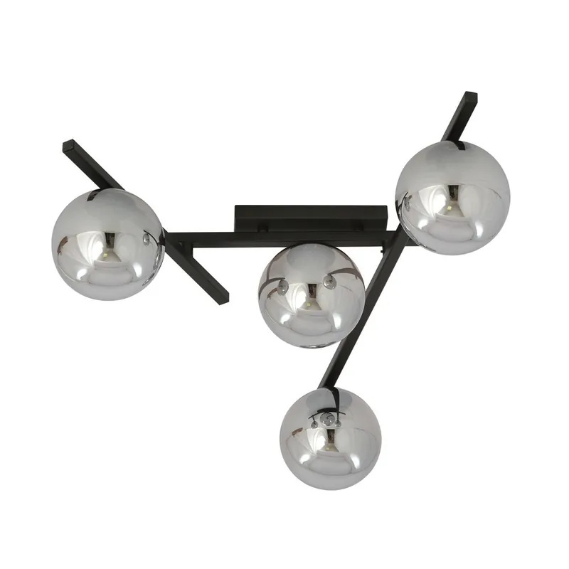 Plafón de techo Tramas Grafito (4 luces) Stock Limitado