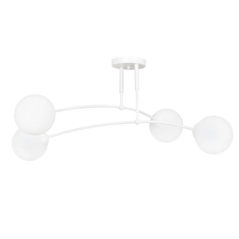 Plafón de techo Mobis Blanco (4 luces) A Buen Precio