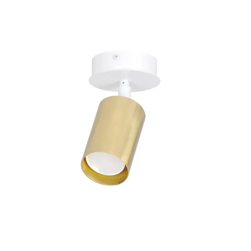 Últimas Unidades Foco de techo orientable Tao Blanco/Oro