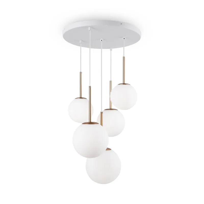 Precio Económico Lámpara colgante Basic Form Opal (5 luces)