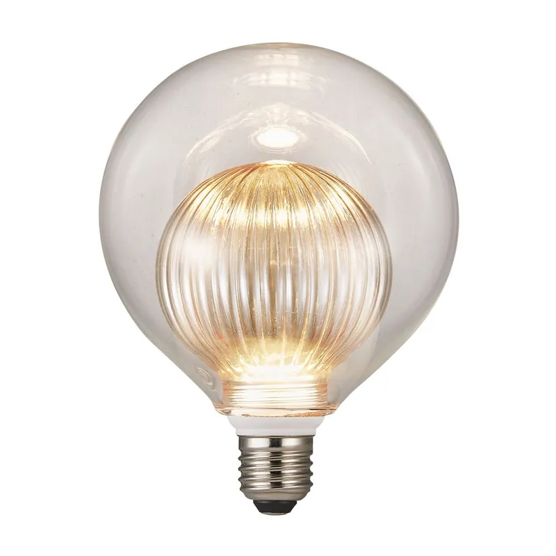 Precio De Fábrica Bombilla LED E27 Deco Dim Double G125 (3.5W)