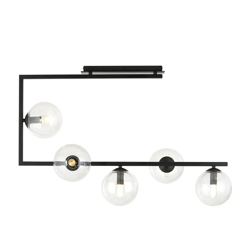 Plafón de techo Ventara Transparente (5 luces) Envío Exprés