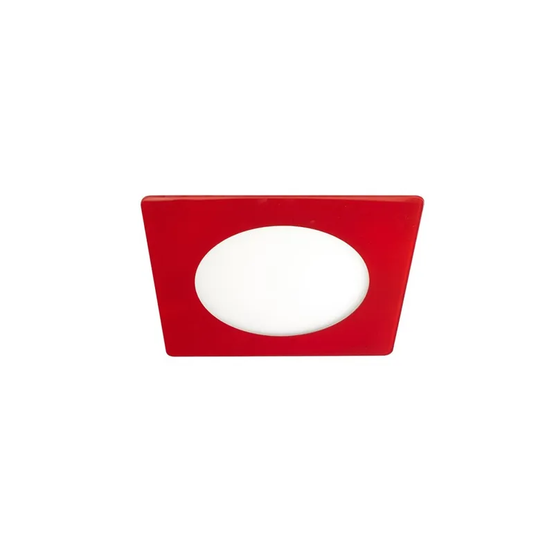 Spot Downlight LED Carré 20W Verre Rouge Comprar En Línea