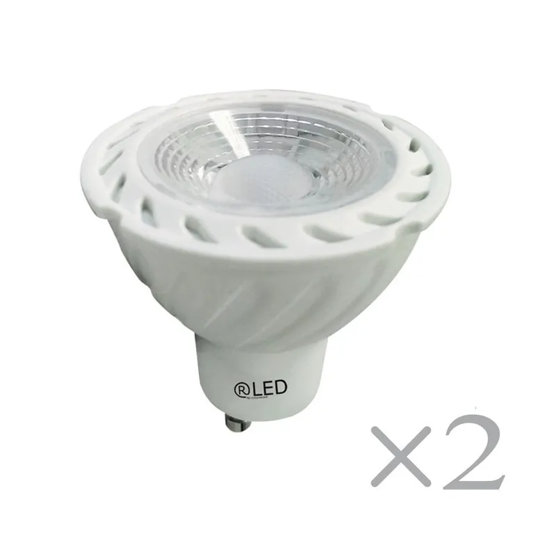 Pack 2 Ampoules LED GU10 (7W) Solo Por Tiempo Limitado
