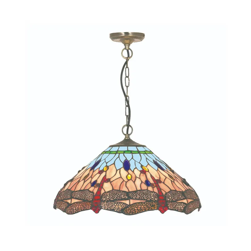Alta Calidad Lampe de plafond Tiffany Dragonfly