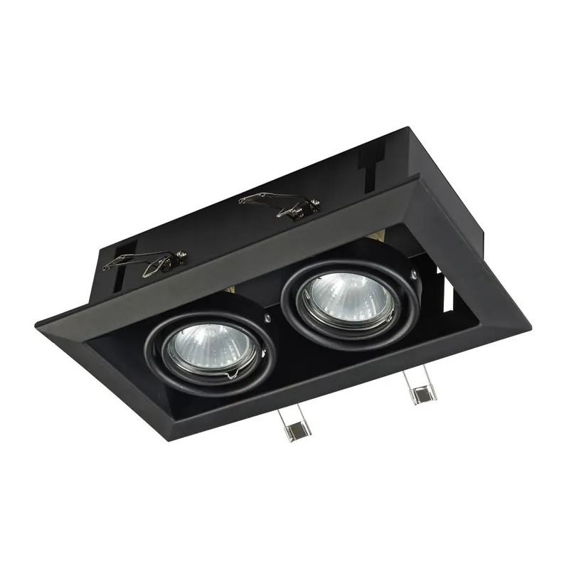 Compra Hoy Empotrable de dos luces Metal Modern