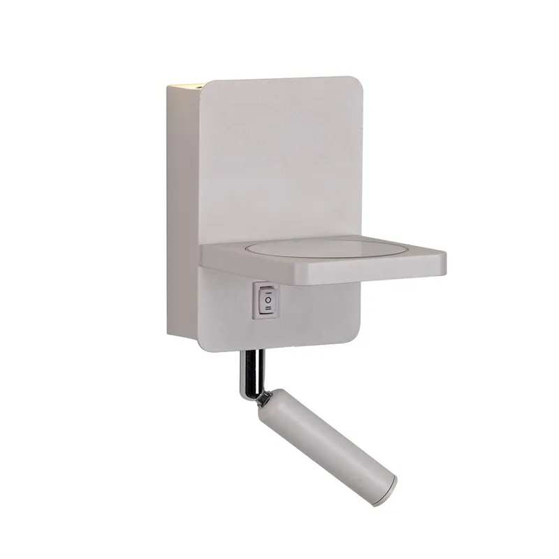 Applique á LED avec chargeur wireless Rob (5+3W) Última Versión