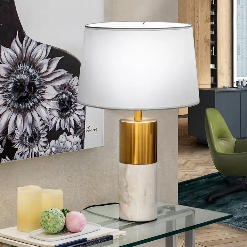 Lampe a poser LED Lucian Blanc (10W) Mejor Precio