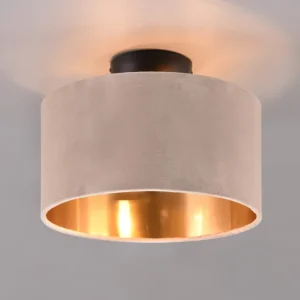 Alta Calidad Plafón de techo Trio Julieta 2 luces beige Ø30cm 619000244