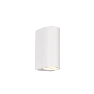 Últimas Unidades Aplique de exterior Trio Roya 2 luces blanco mate arriba y abajo IP44 2