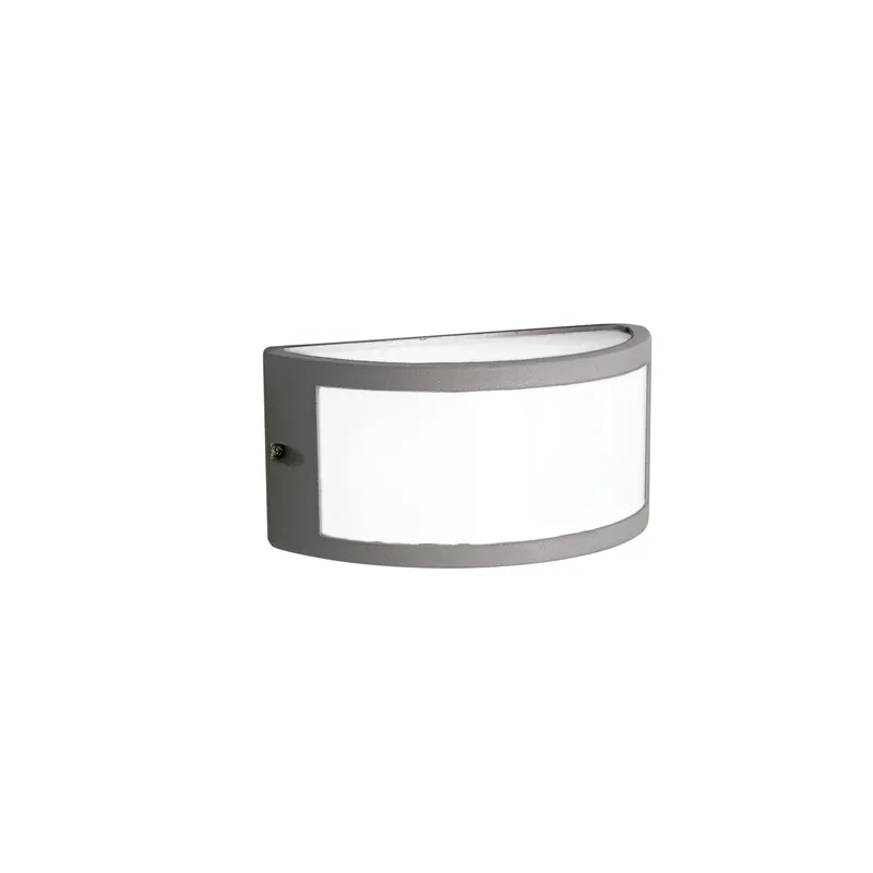 A Buen Precio Aplique de exterior Faro Negus 12cm E27 LED gris IP54 opal 70696