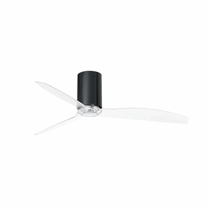 Ventilador de techo sin luz Faro Mini motor DC negro Ø128cm 3 palas 32040 Stock Limitado
