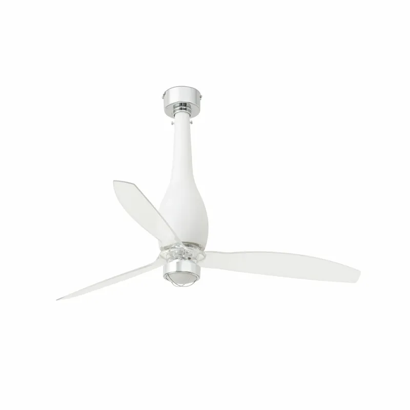 Envío Inmediato Ventilador de techo con luz Faro Eterfan motor DC LED blanco 3000K Ø128cm 3 palas 32001-9