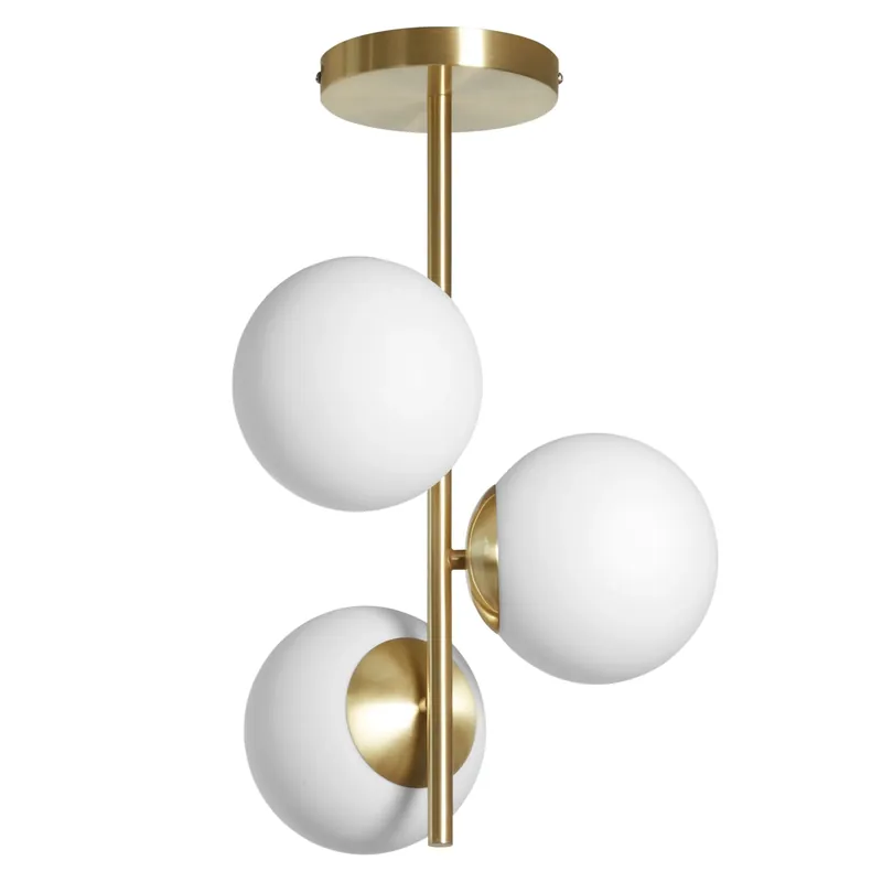 Plafón de techo MDC Rondo E27 cristal blanco IP20 40W 578086101 Ordena Ya
