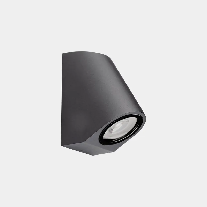 Aplique de exterior LedsC4 Eko Inclined GU10 gris urbano IP66 05-E158-Z5-37 Mejor Precio