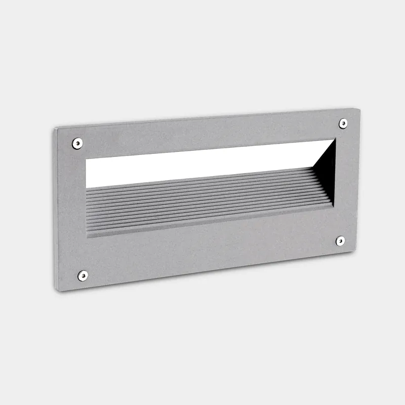 Oferta Flash Empotrable de pared LedsC4 Micenas Asymmetrical Rectangular LED gris 05-E129-34-EH