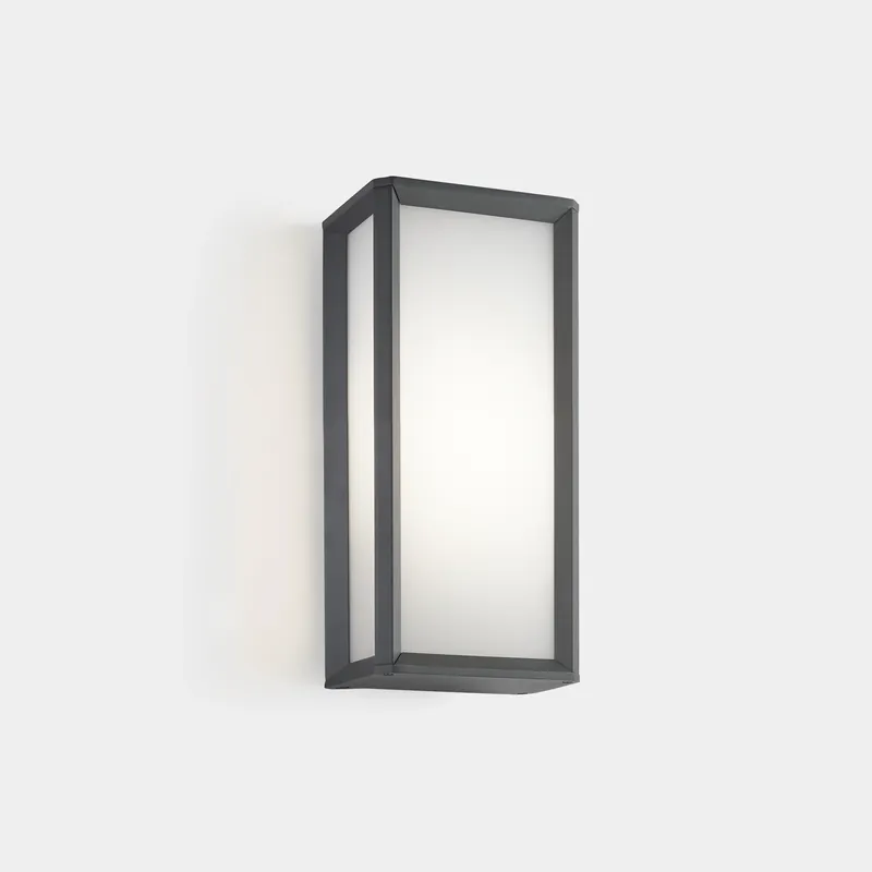 Aplique de exterior LedsC4 Skat LED gris urbano blanco CCT regulable IP65 35cm 05-E055-Z5-EH Solo Por Tiempo Limitado