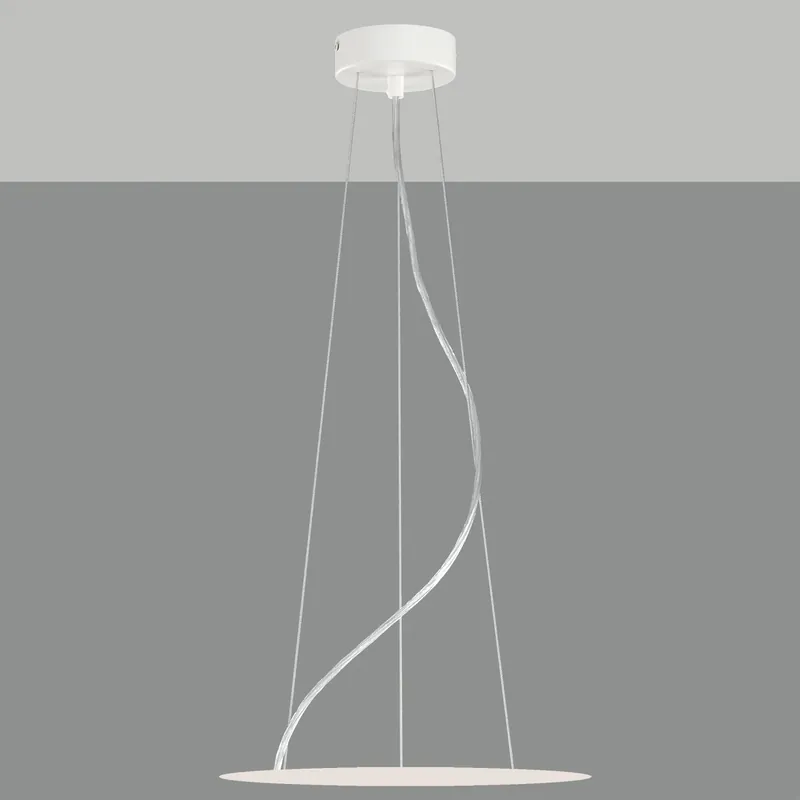 ACB Conjunto Colgante 2.5m blanco texturado cable transparente 3 tensores 81CON38518B Precio De Oferta