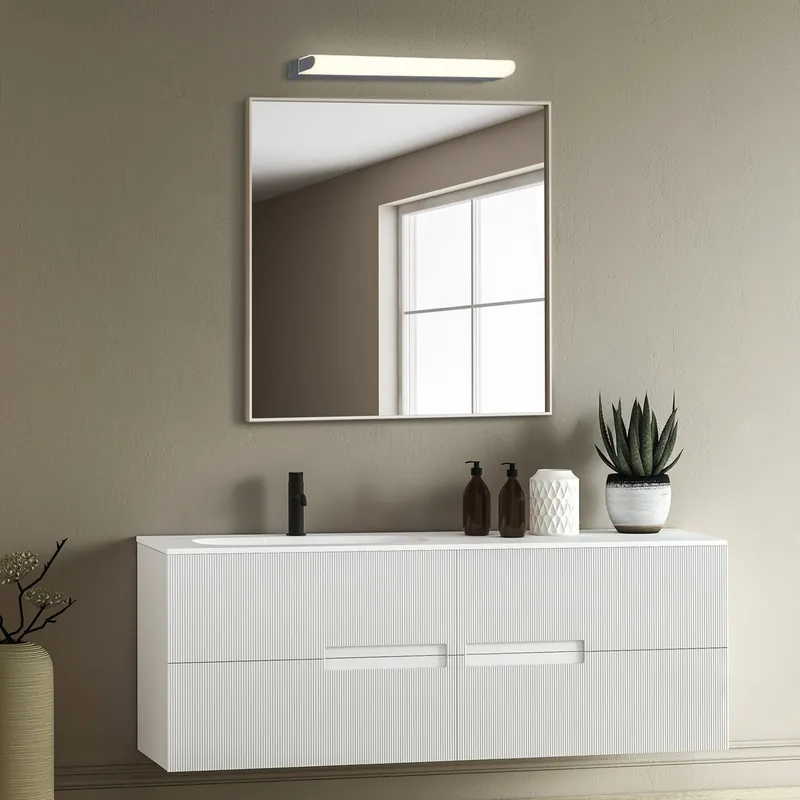 Promoción Exclusiva ACB Tesla Aplique LED baño opal/cromo 136W 3000K A383410C