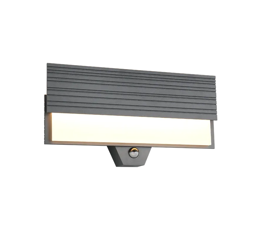Directo De Fábrica Aplique de exterior Trio Mariza LED antracita 3000K con sensor movimiento IP44 247069142