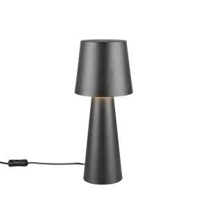 Solo Por Tiempo Limitado Lámpara de sobremesa Trio Nubian negro mate 40cm 562900132